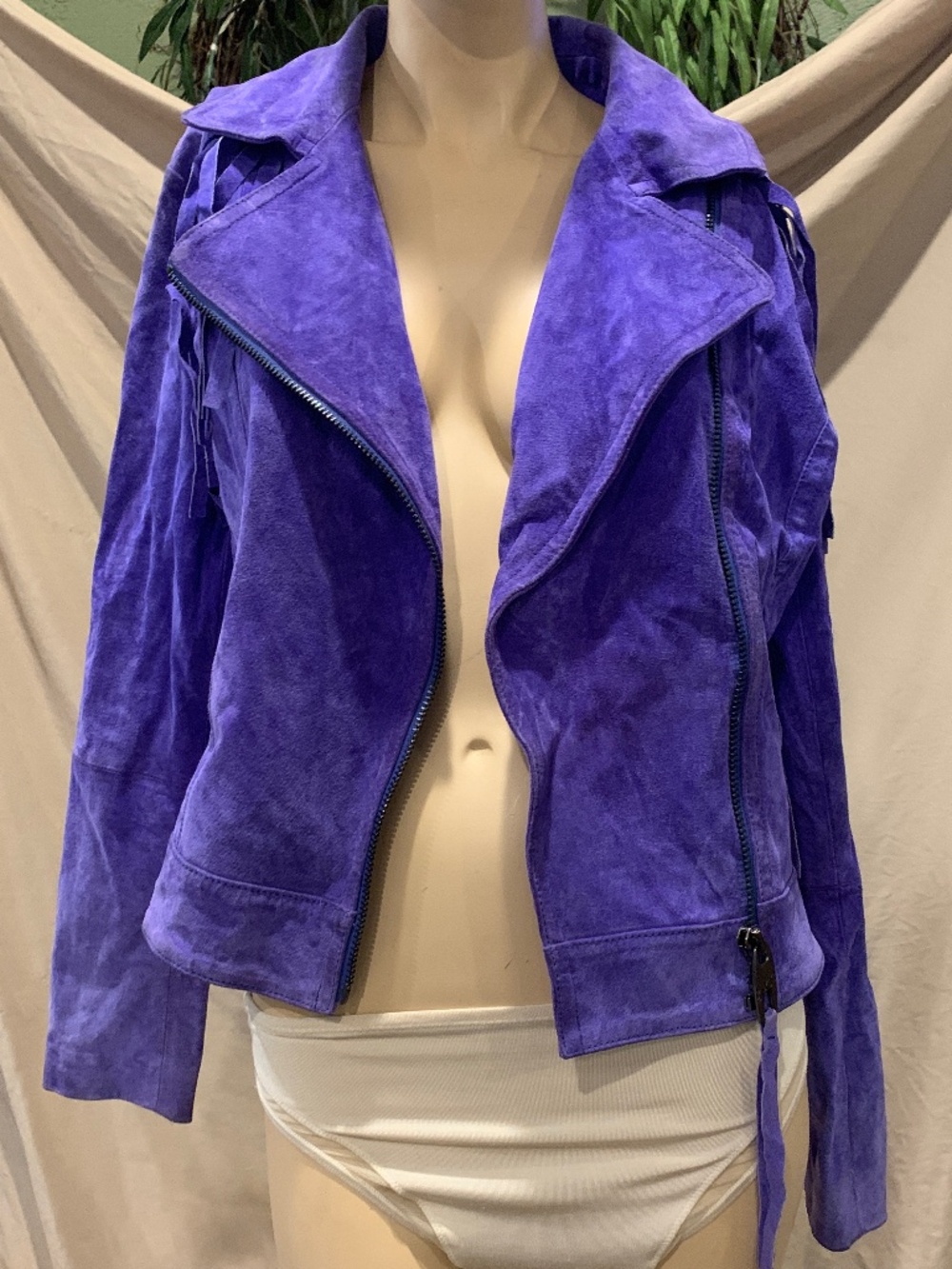 Miss sixty fringe moto jacket